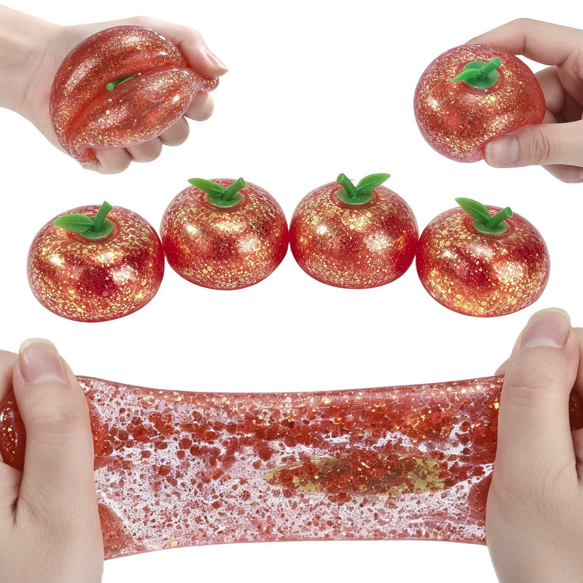 Cube Squeeze Maltose Squishy Apple