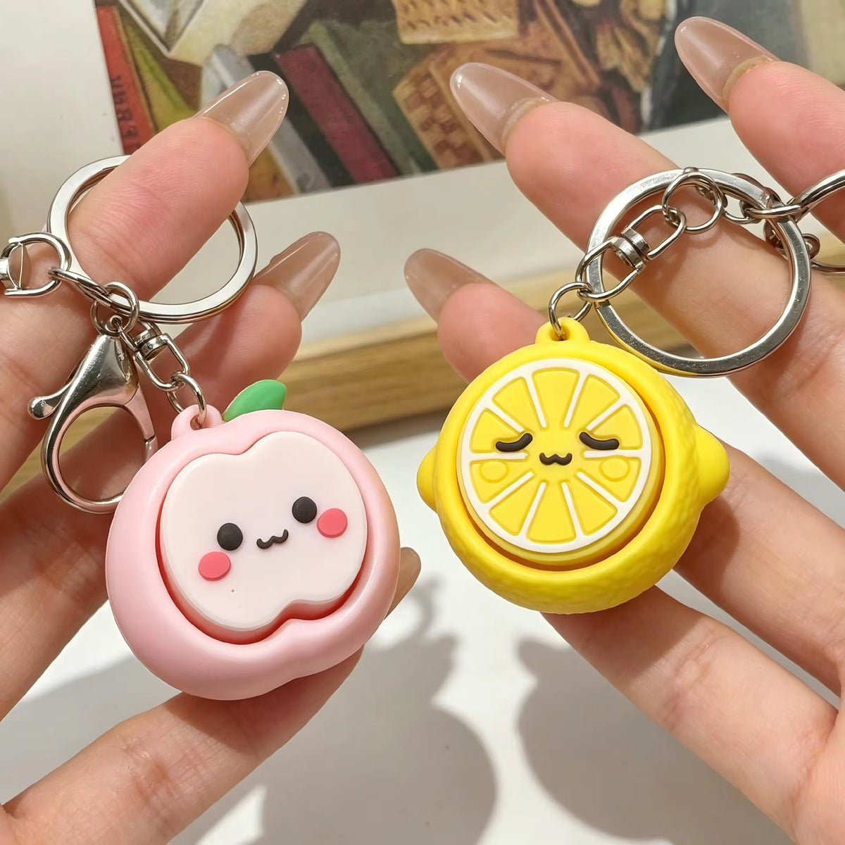 Summer Fruit Fidget Keychain