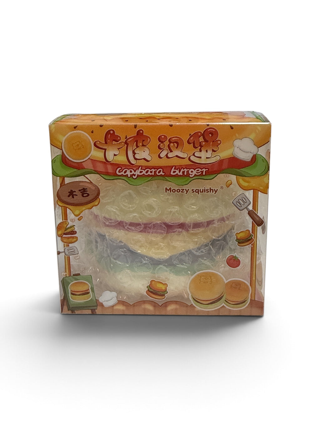 Moozy Squishy Capybara Burger