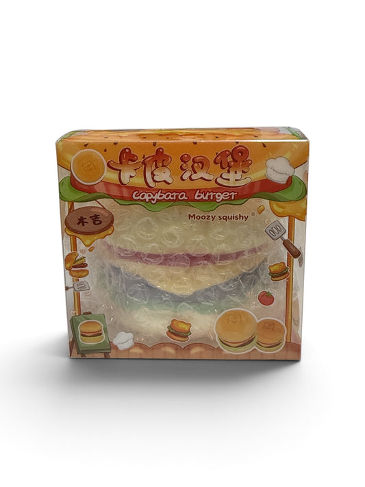 Moozy Squishy Capybara Burger