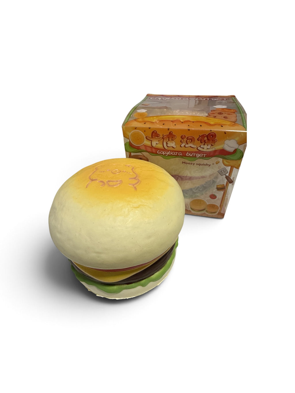 Moozy Squishy Capybara Burger