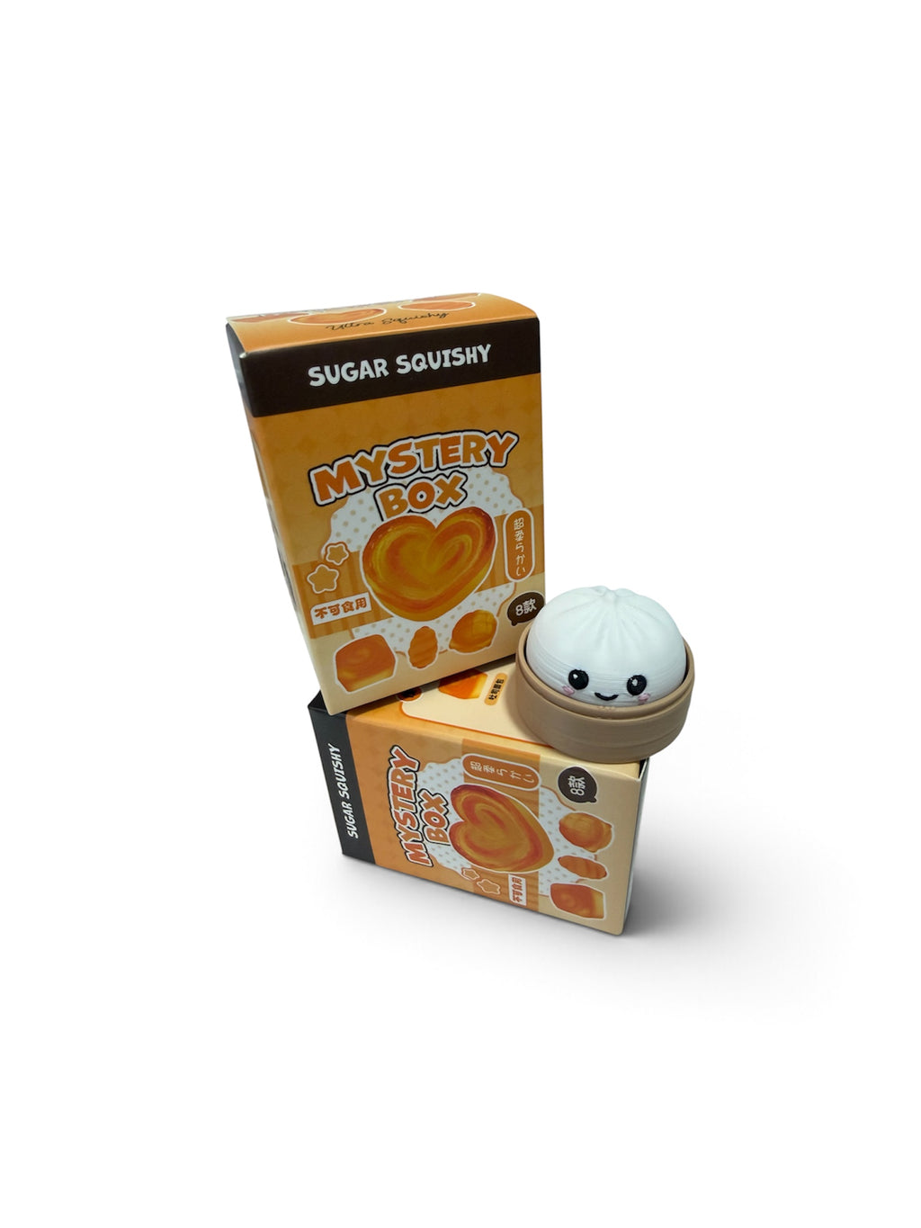 Dumpling Keychain Clicker & Mystery Mini Bakery Squishy