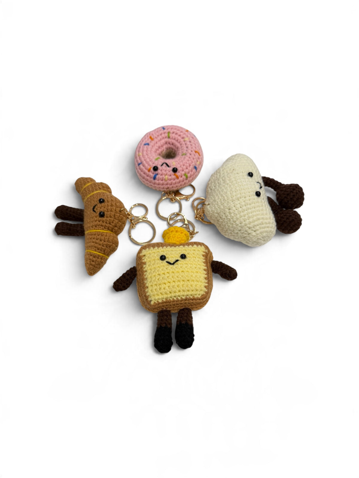 10cm Handmade Crochet Food Keychains