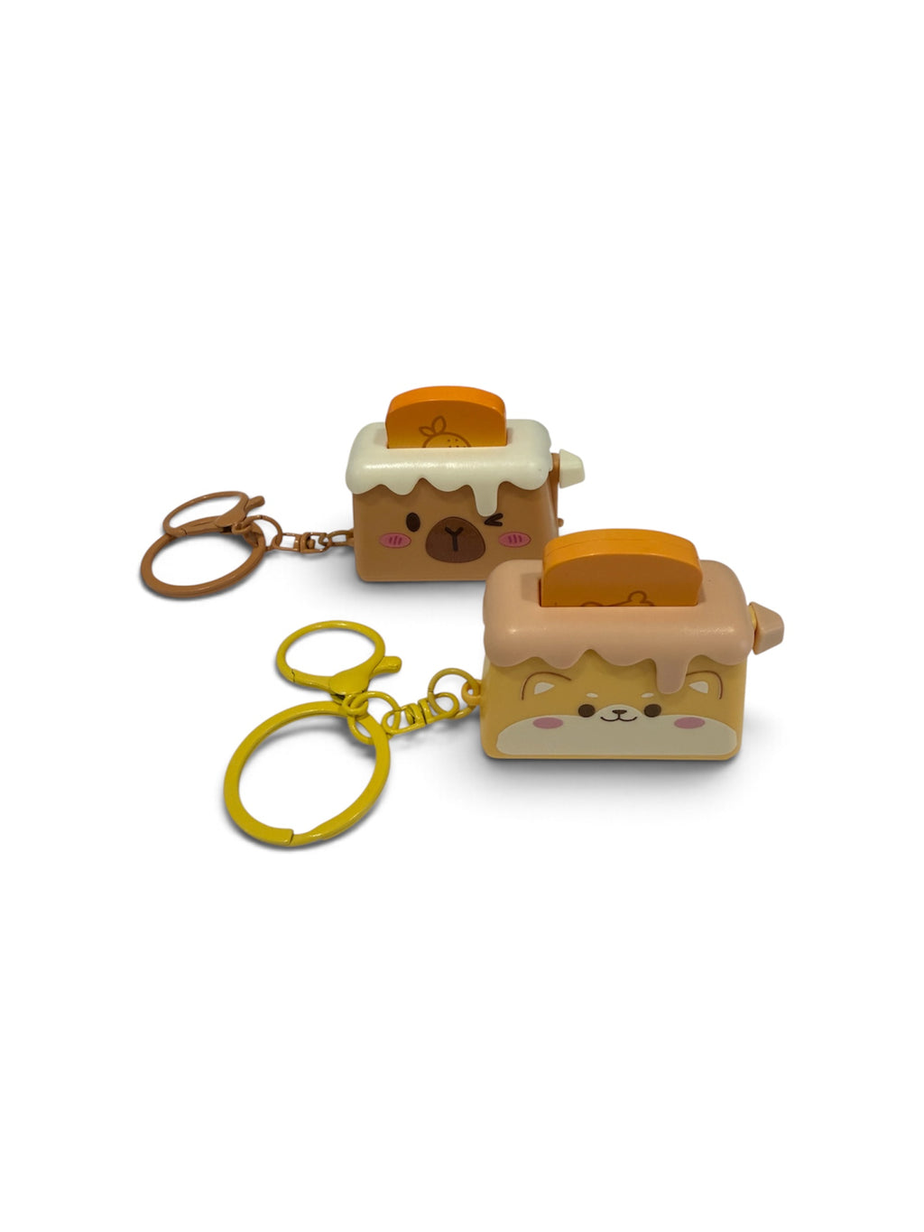 Kawaii Toaster Pop-Up Keychain 6x4.5cm