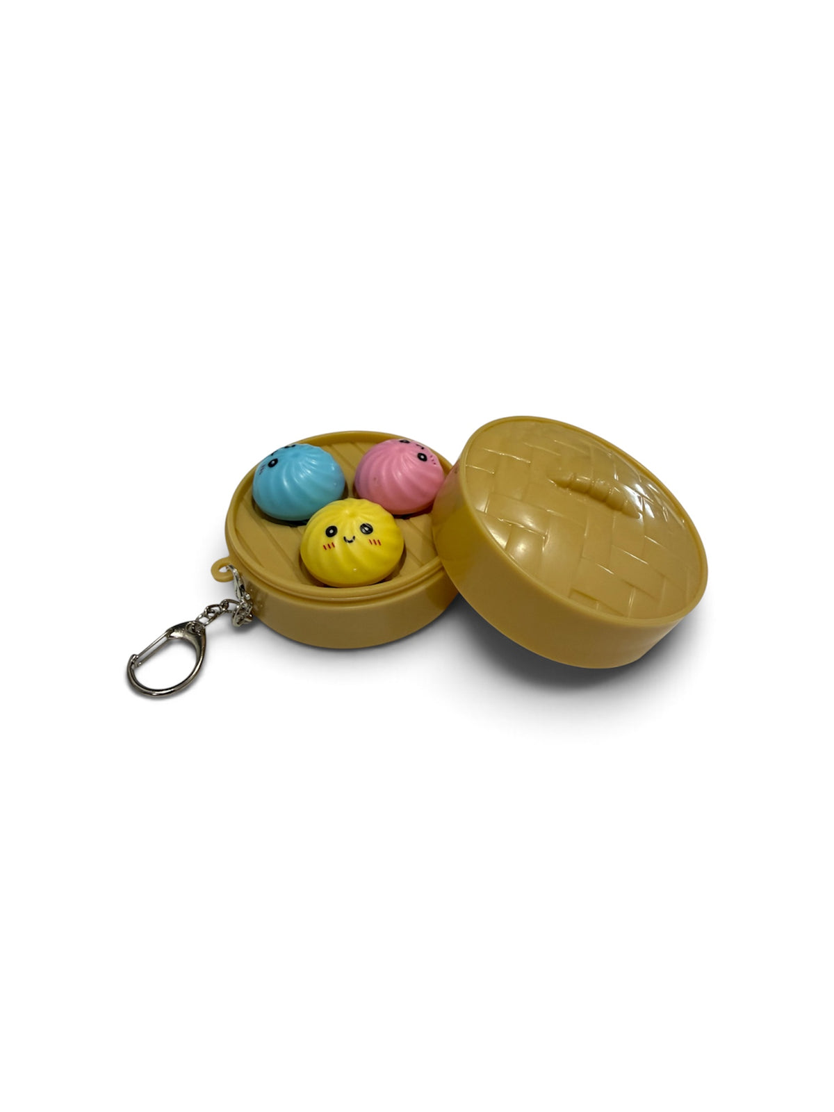 Dumpling Light Up Clicker Keychain